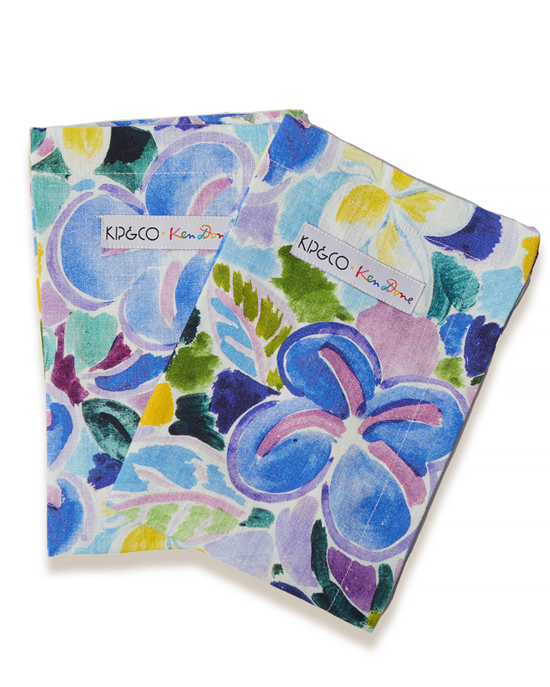 Kip&Co X Ken Done Frangipani Linen 6P Napkin Set