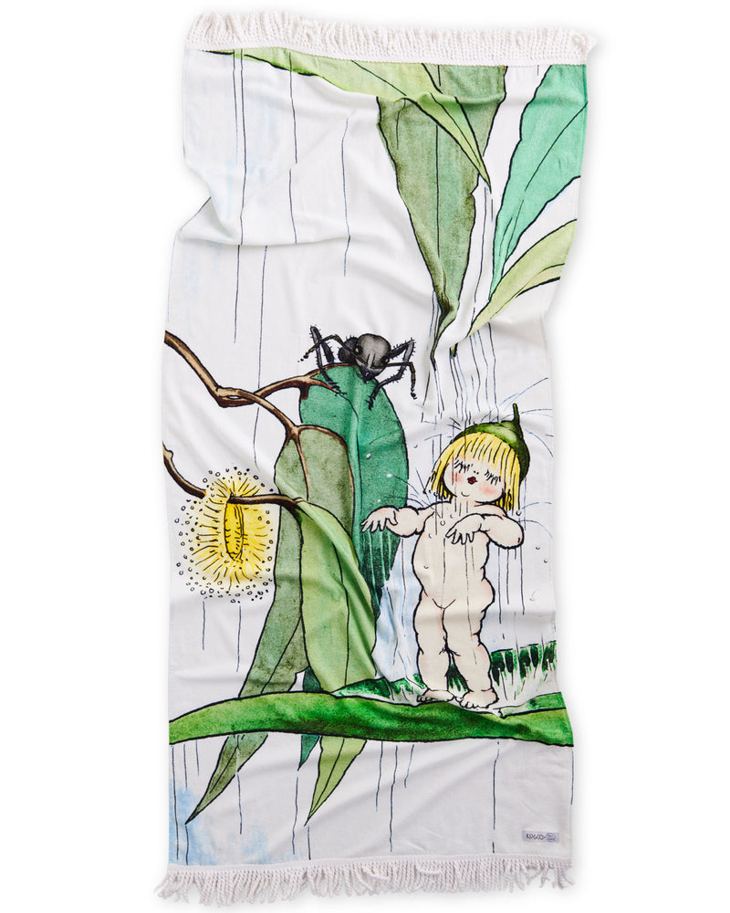 Kip&Co x May Gibbs Sun Shower Terry Beach Towel