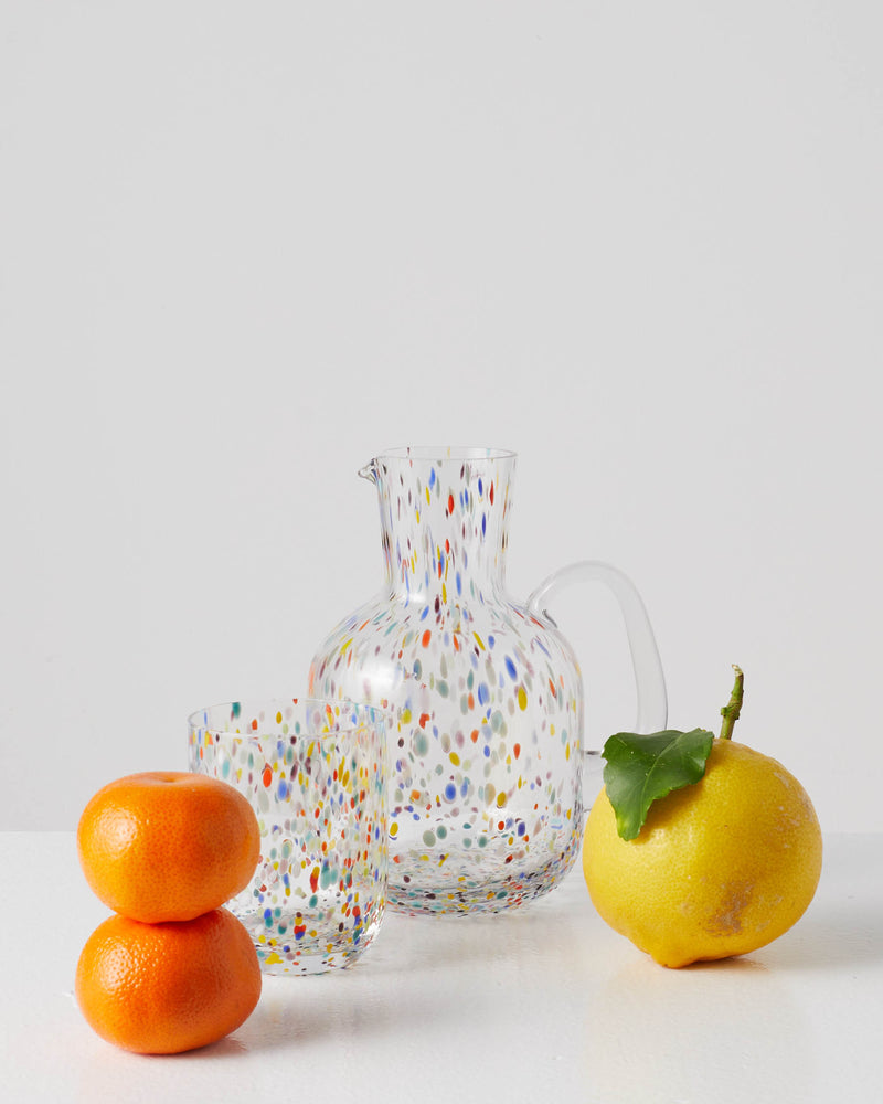 Party Speckle Carafe & Glass