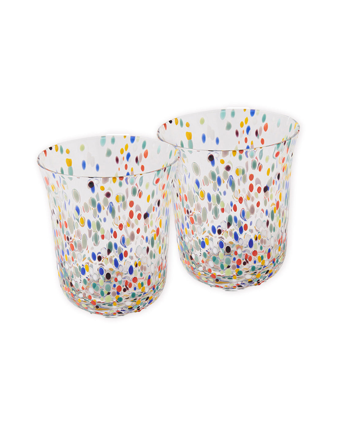 Party Speckle Tumbler Glass 2P Set