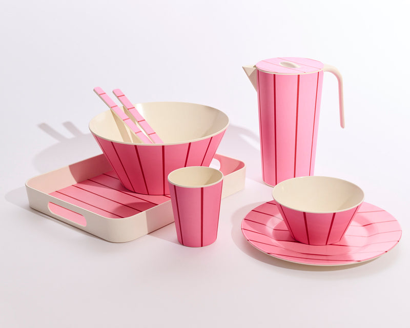 Iced Vovo Stripe Cereal Bowl 2P Set