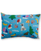 Christmas Icons Organic Cotton Pillowcase