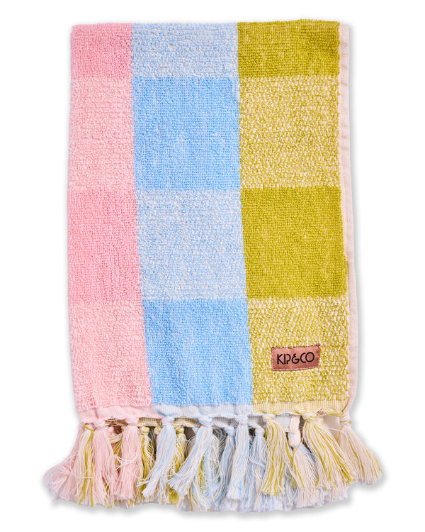 Corfu Tartan Terry Hand Towel