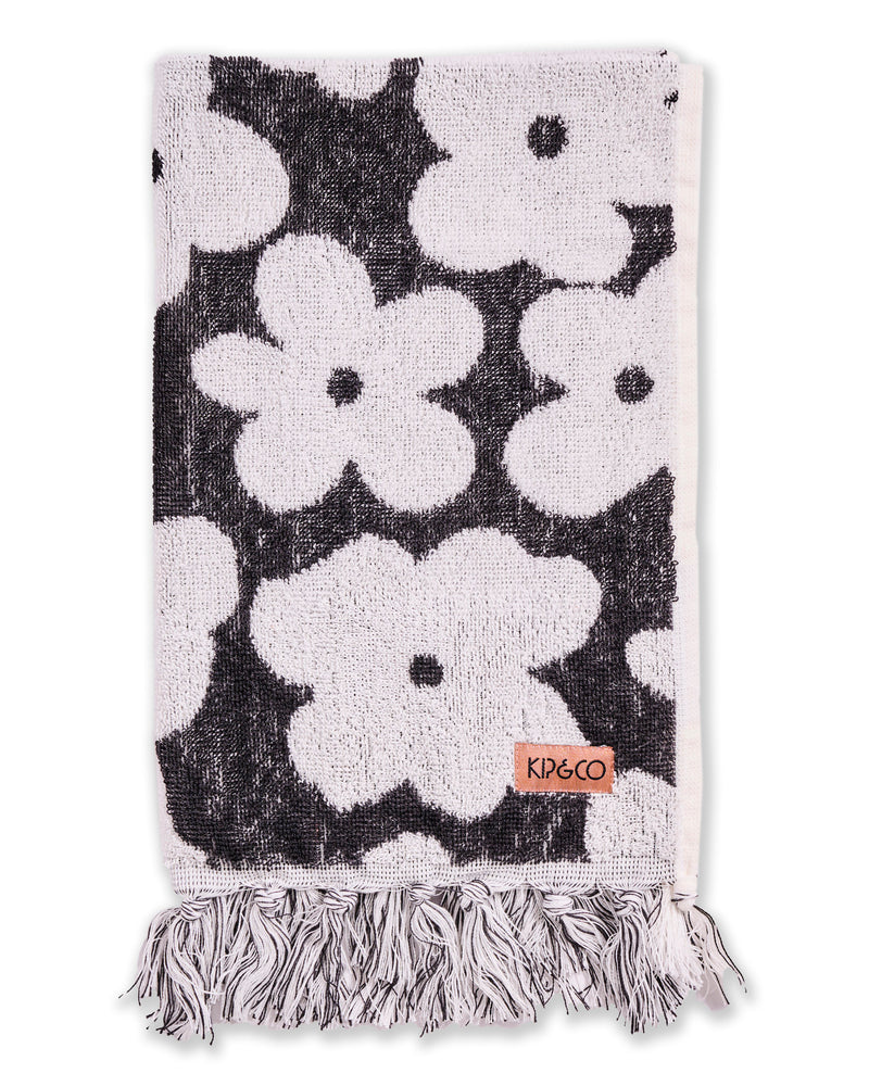 Flower Face Terry Hand Towel