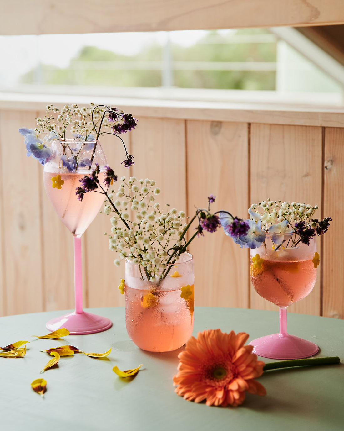 Flower Power Carafe & Glass