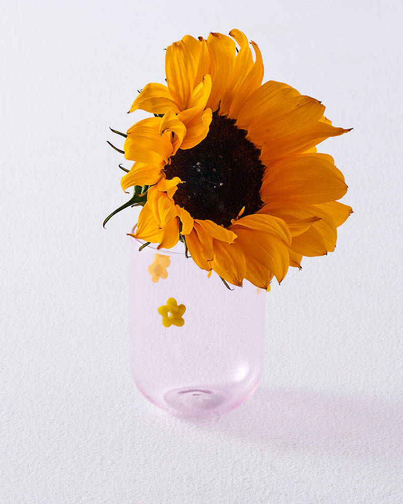 Flower Power Carafe & Glass