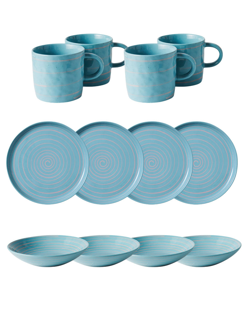 Hypnotic Ceramic 12 Piece Set