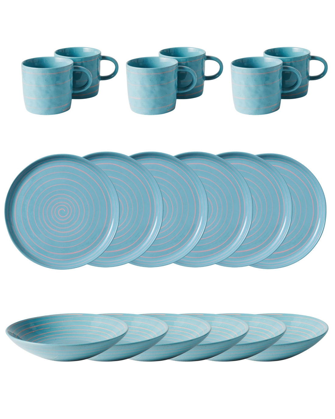 Hypnotic Ceramic 18 Piece Set