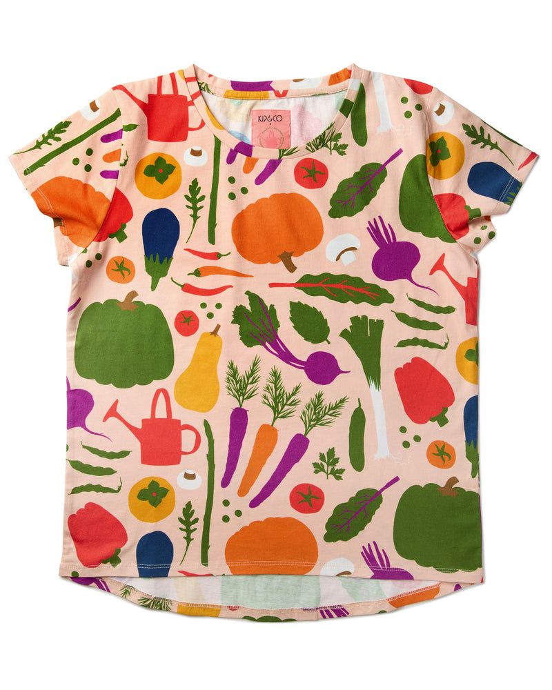 Kip&Co x Stephanie Alexander Stephanie's Harvest Adult Organic Cotton T-Shirt