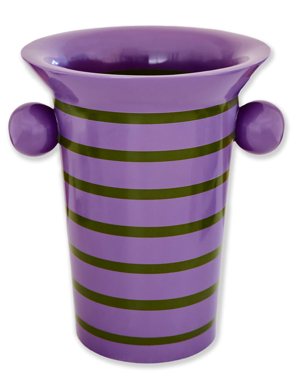 Wisteria Lane Stripe Resin Ice Bucket