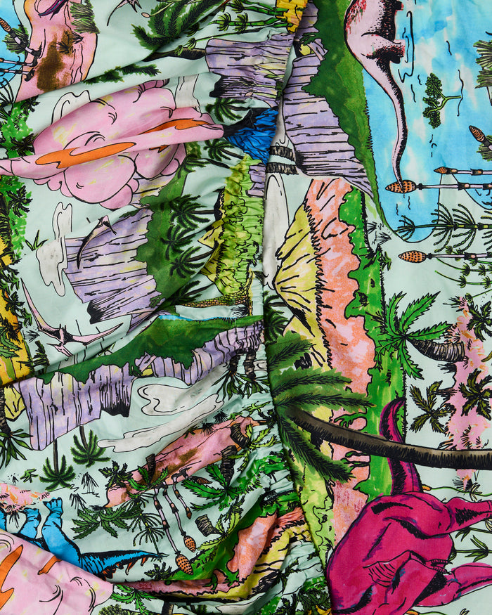 Jurassic Organic Cotton Fitted Sheet