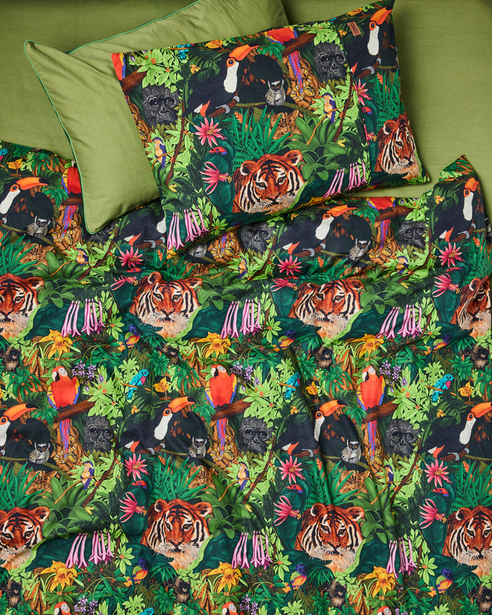 Jungle Life Organic Cotton Pillowcases