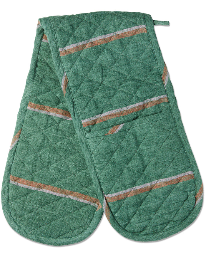 Wakame Crush Stripe Double Oven Mitt