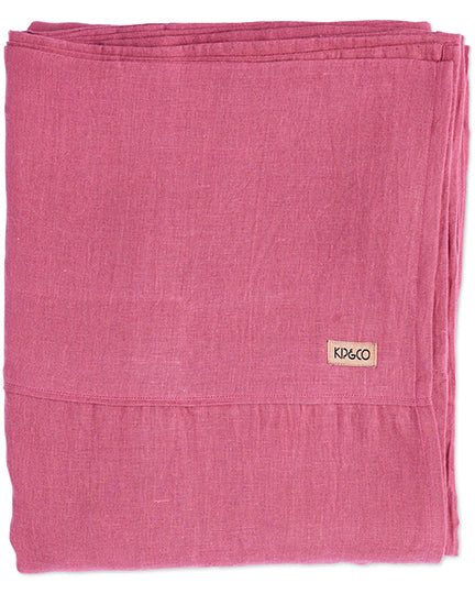 Baroque Rose Linen Flat Sheet