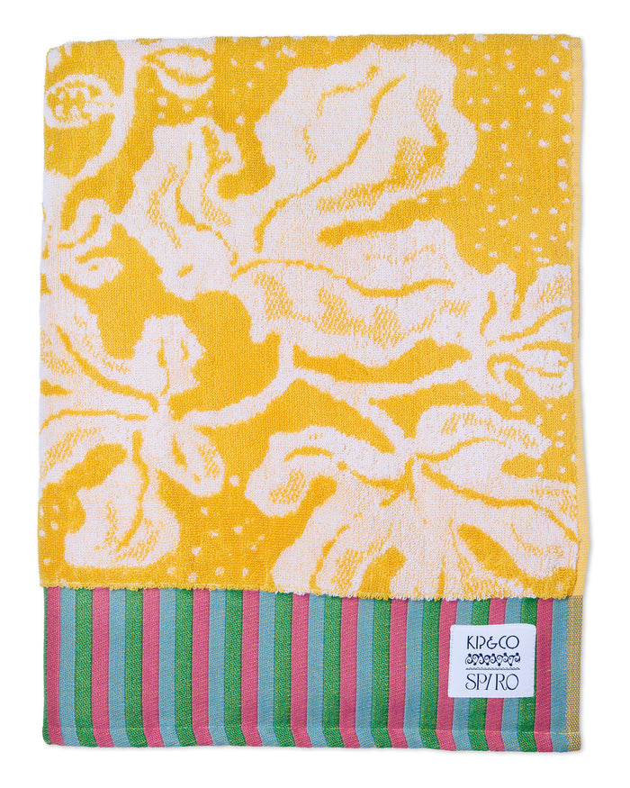 Kip&Co x Anna Spiro Elsternwig Fig Terry Bath Towel