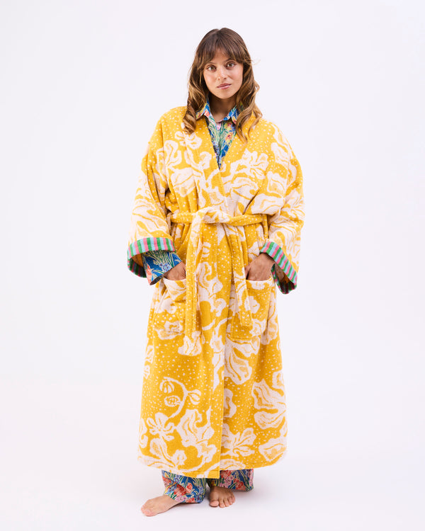 Kip&Co x Anna Spiro Elsternwig Fig Terry Bath Robe