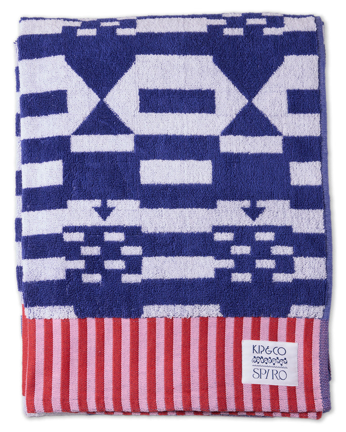 Kip&Co x Anna Spiro Tik Tak Terry Beach Towel