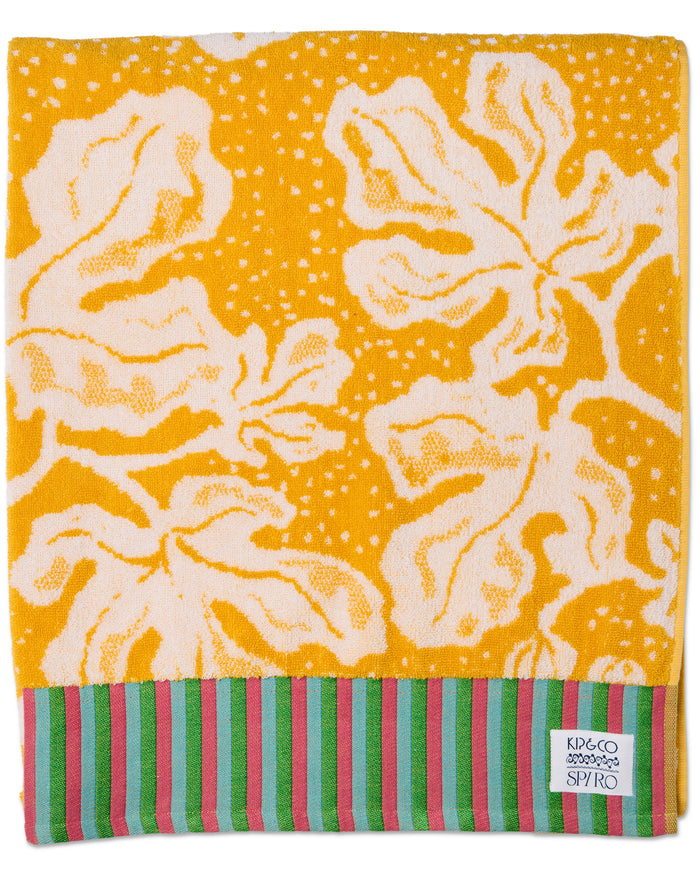 Kip&Co x Anna Spiro Elsternwig Fig Terry Bath Sheet