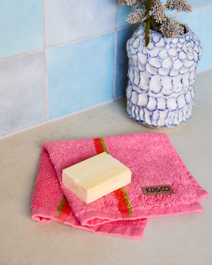 Wategos Soiree Stripe Bamboo Terry Face Washer