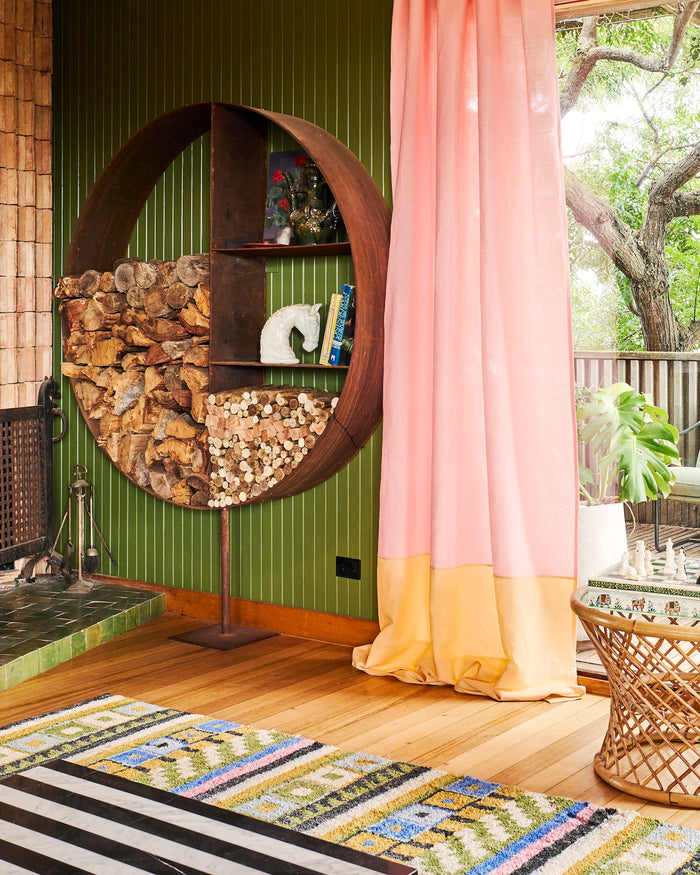 Strawberry Slice Curtain Panel