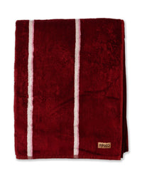 Ruby Rose Stripe Bamboo Terry Bath Sheet
