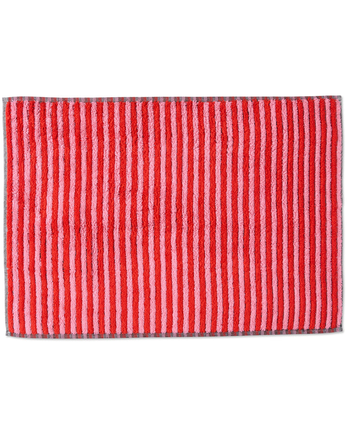 Sweet Love Stripe Turkish Bath Mat