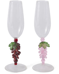 Under The Vine Champagne Glass 2P Set