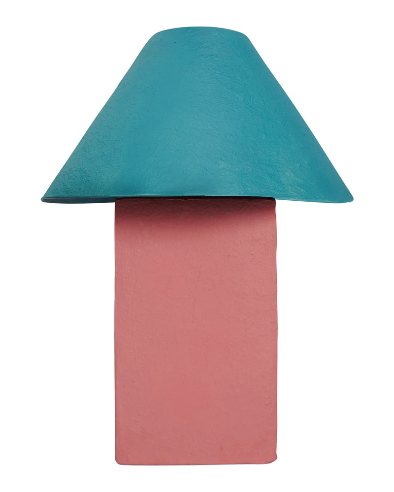 Pinnacle Lamp Turquoise Sea & Blossom