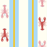 Lobster Fan Club Outdoor Cushion