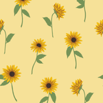 Sunflower Delight Kids Organic Cotton Short Sleeve Shirt & Short Pyjama Set