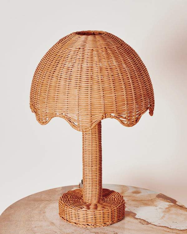 The Parasol Rattan Lamp
