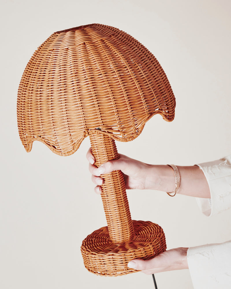 The Parasol Rattan Lamp