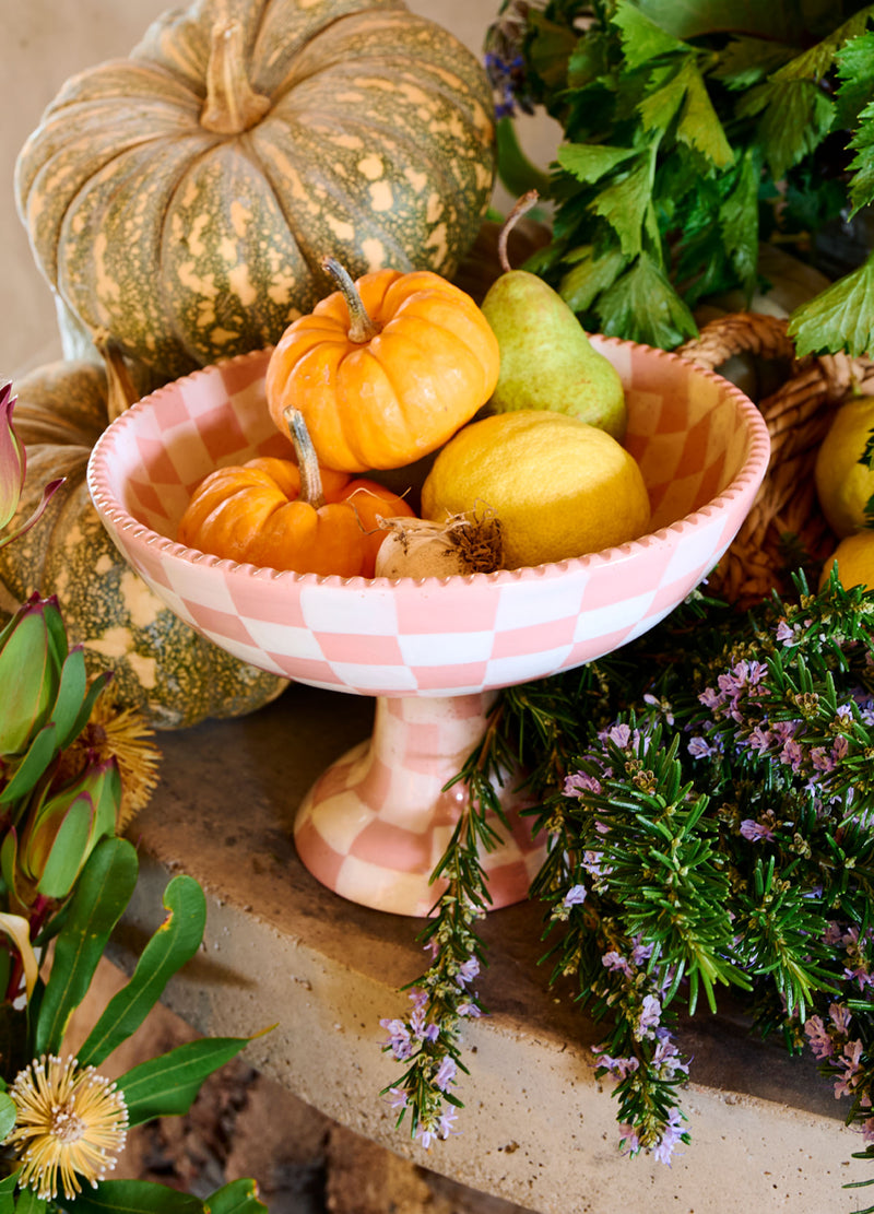 Checkered Fruit Bowl