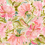 Warm Floral Breeze Embroidered Cushion