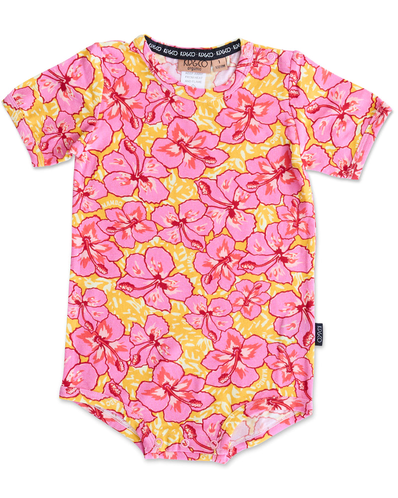 Kip&Co x Mambo Funshine Coast Organic Short Sleeve Romper