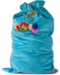 Blue Bells Velvet Santa Sack