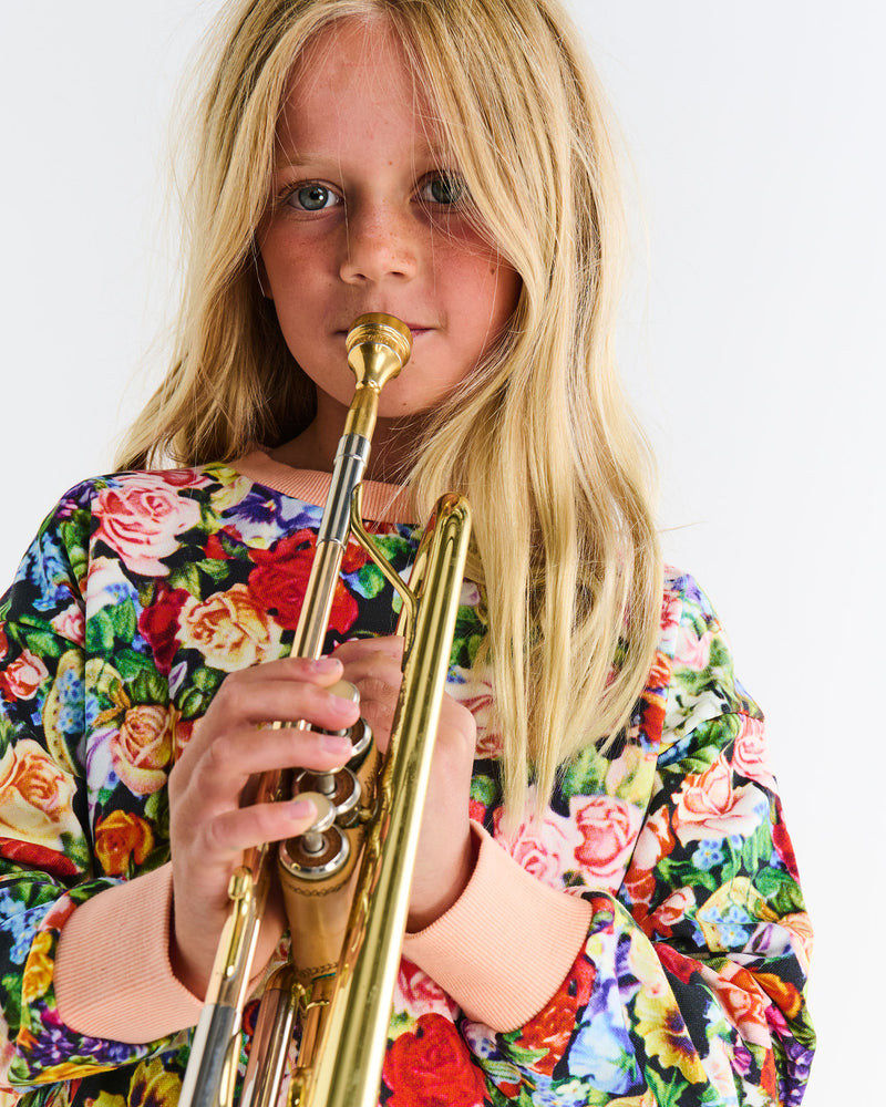 Kip&Co x The Beatles Pepperland Roses Organic Cotton Sweater