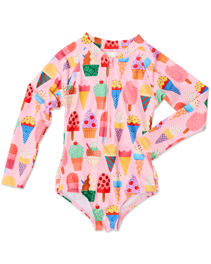 Gelato Long Sleeve Bathers