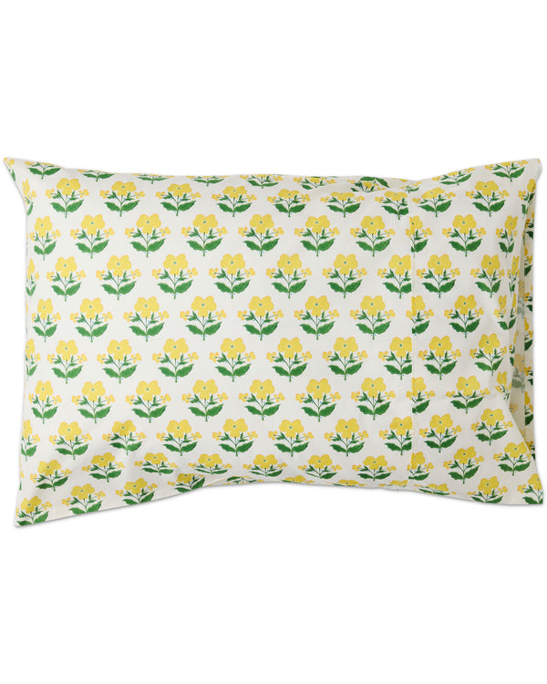 Kip&Co x Anna Spiro Indian Summer Yellow Organic Cotton Pillowcases