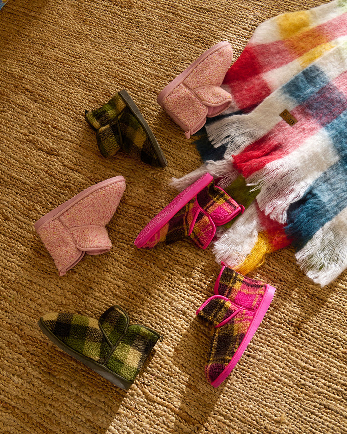 Cupcake Sprinkle Sherpa Adult Boot