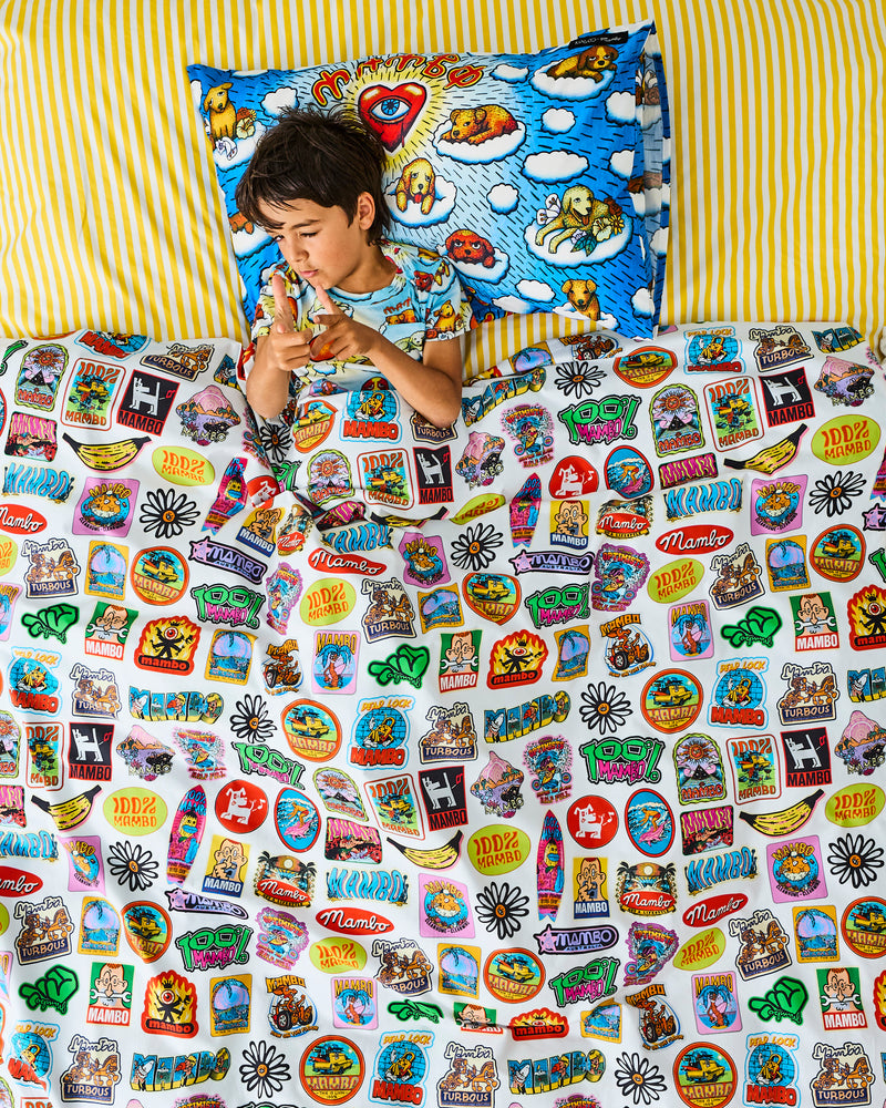 Kip&Co x Mambo Puppies Organic Cotton Pillowcase