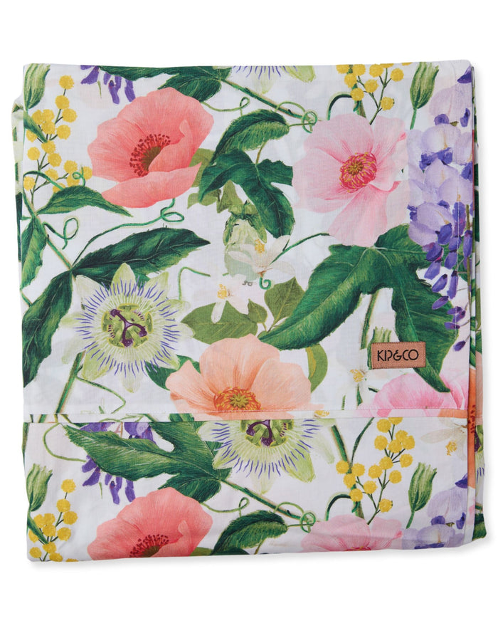 Spring In The Air Organic Cotton Flat Sheet