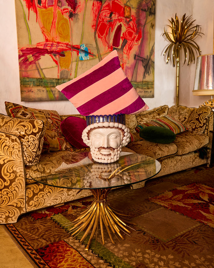 Plum Jam Velvet Cushion