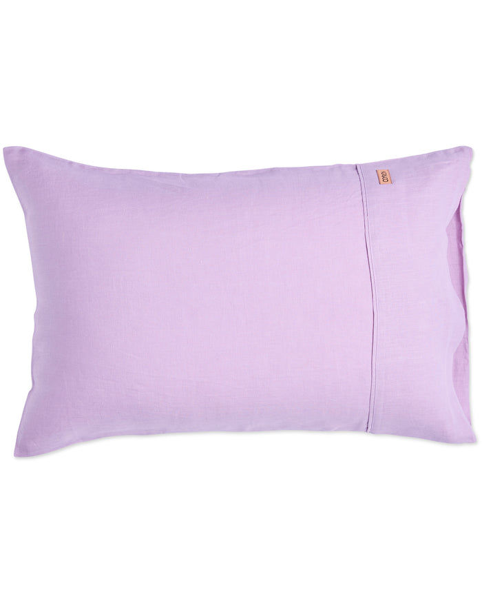 Lavender Linen Pillowcases