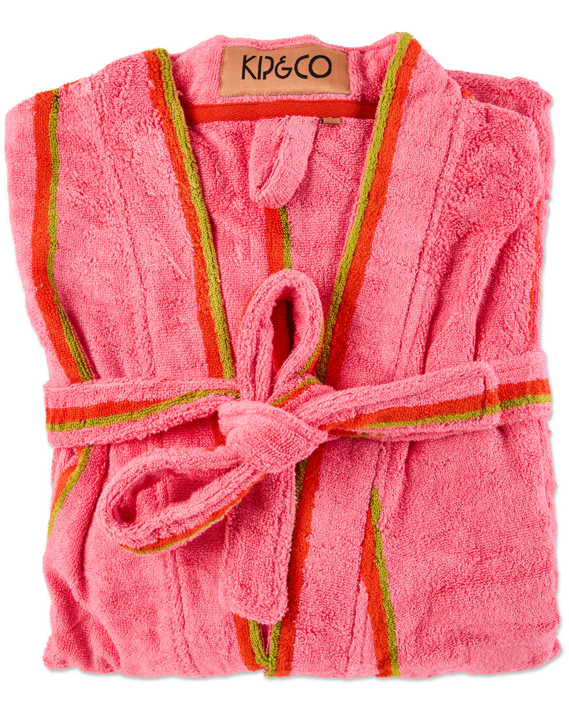 Wategos Soiree Stripe Bamboo Terry Bath Robe