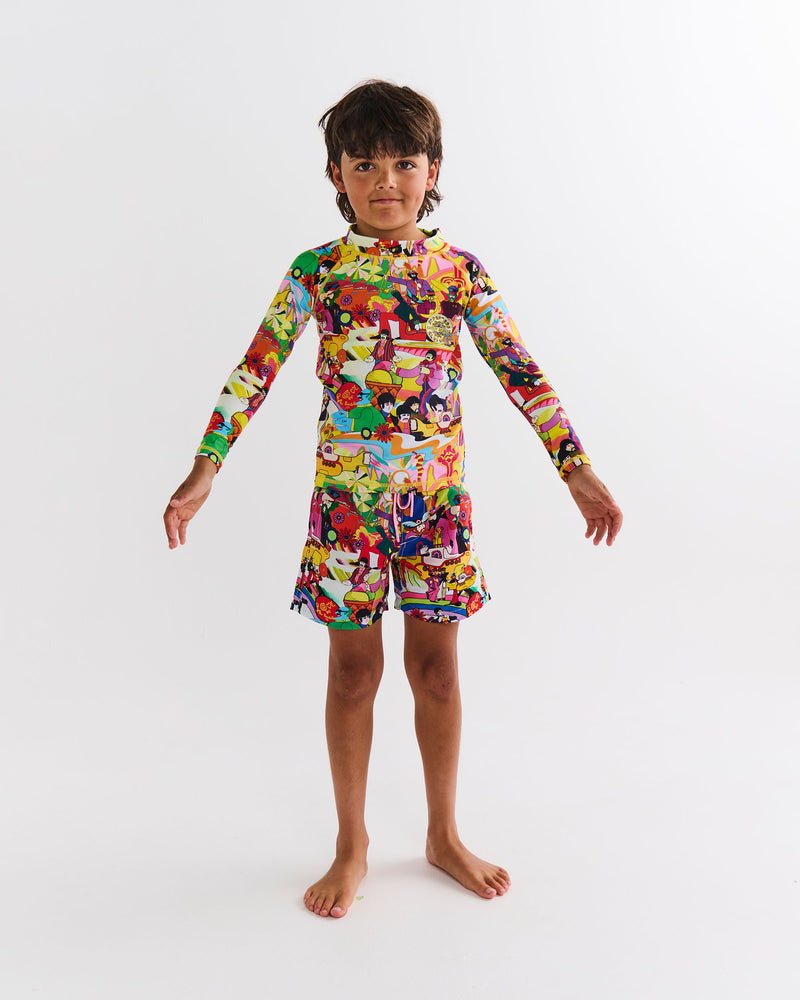 Kip&Co x The Beatles Big Band Rash Vest