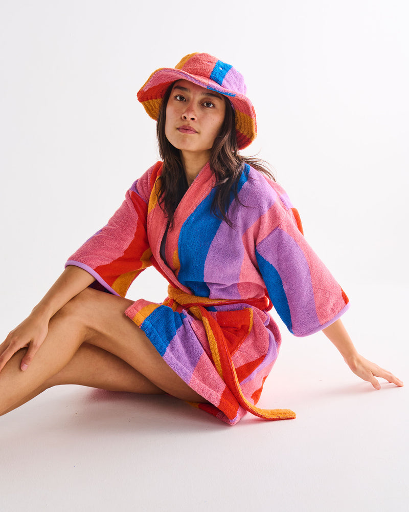 Surfs Up Terry Mini Robe