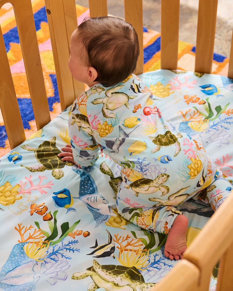 Reef Life Organic Long Sleeve Zip Romper