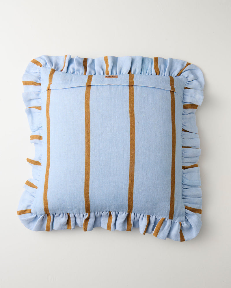 Como Stripe Frill Upholstery Cushion