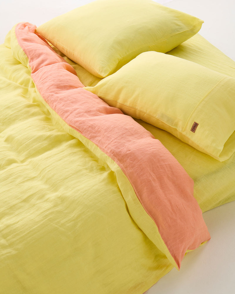 Sunrise Linen Quilt Cover